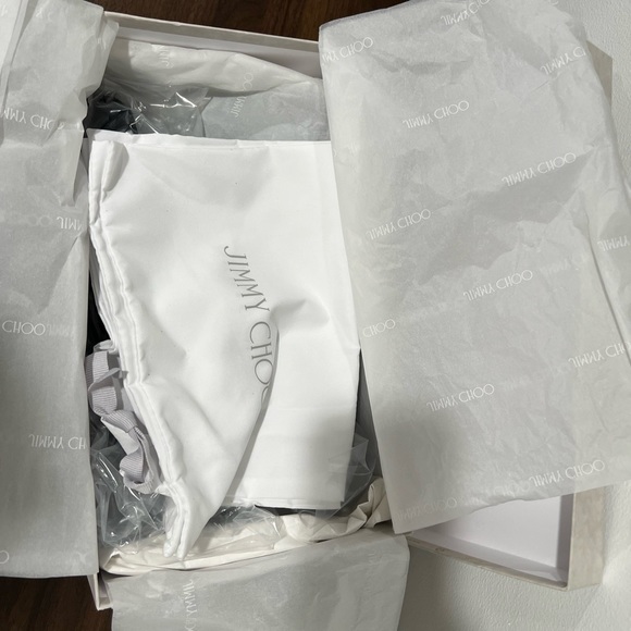 Mens black dress shoe jimmy Choo suede, laces - Picture 12 of 13